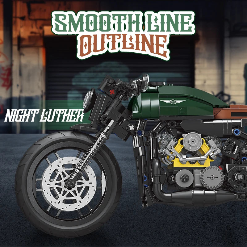 Classic Motorcycle Building Set