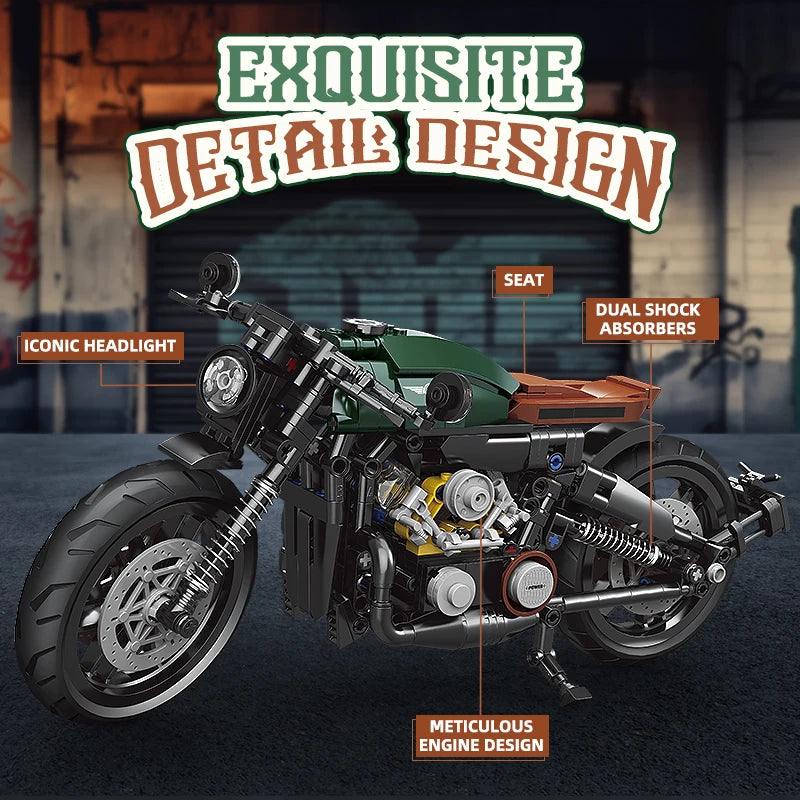 Classic Motorcycle Building Set