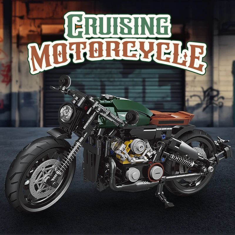 Classic Motorcycle Building Set
